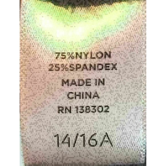 Avenue Lounge Sz 14/16 Black Stretch Leisure Wear 7/8 Length Pants Drawstring - Picture 6 of 7